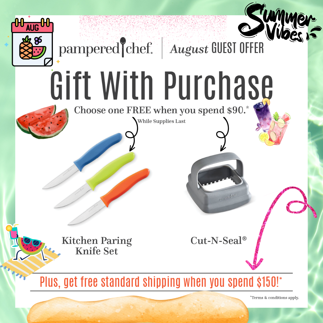 Thank you for hosting a Pampered Chef Party!